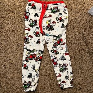 Peanuts Holiday Pajama pants size small